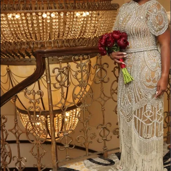 valdrin sahiti gold dress Golden Asymmetric Sculpted Mermaid Gown – VALDRIN SAHITI main image 1